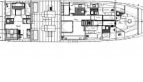 Darsea -  Below deck layout